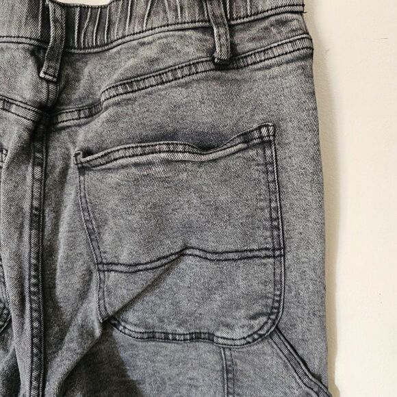 EUC WILD FABLE DARK WASH HIGHEST RISE UTILITY STRETCH JEANS SIZE 10 - Picture 10 of 14